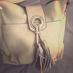 Aldo bone colored handbag only worn once
